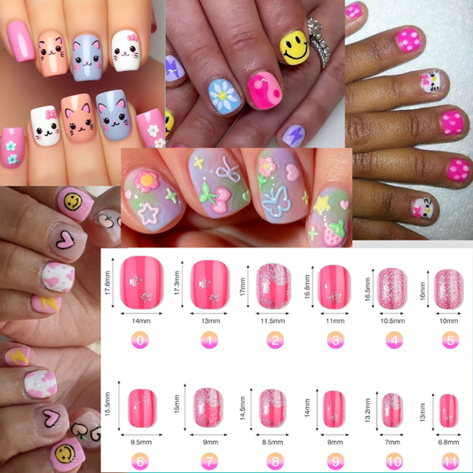 Kid Size Custom Nails